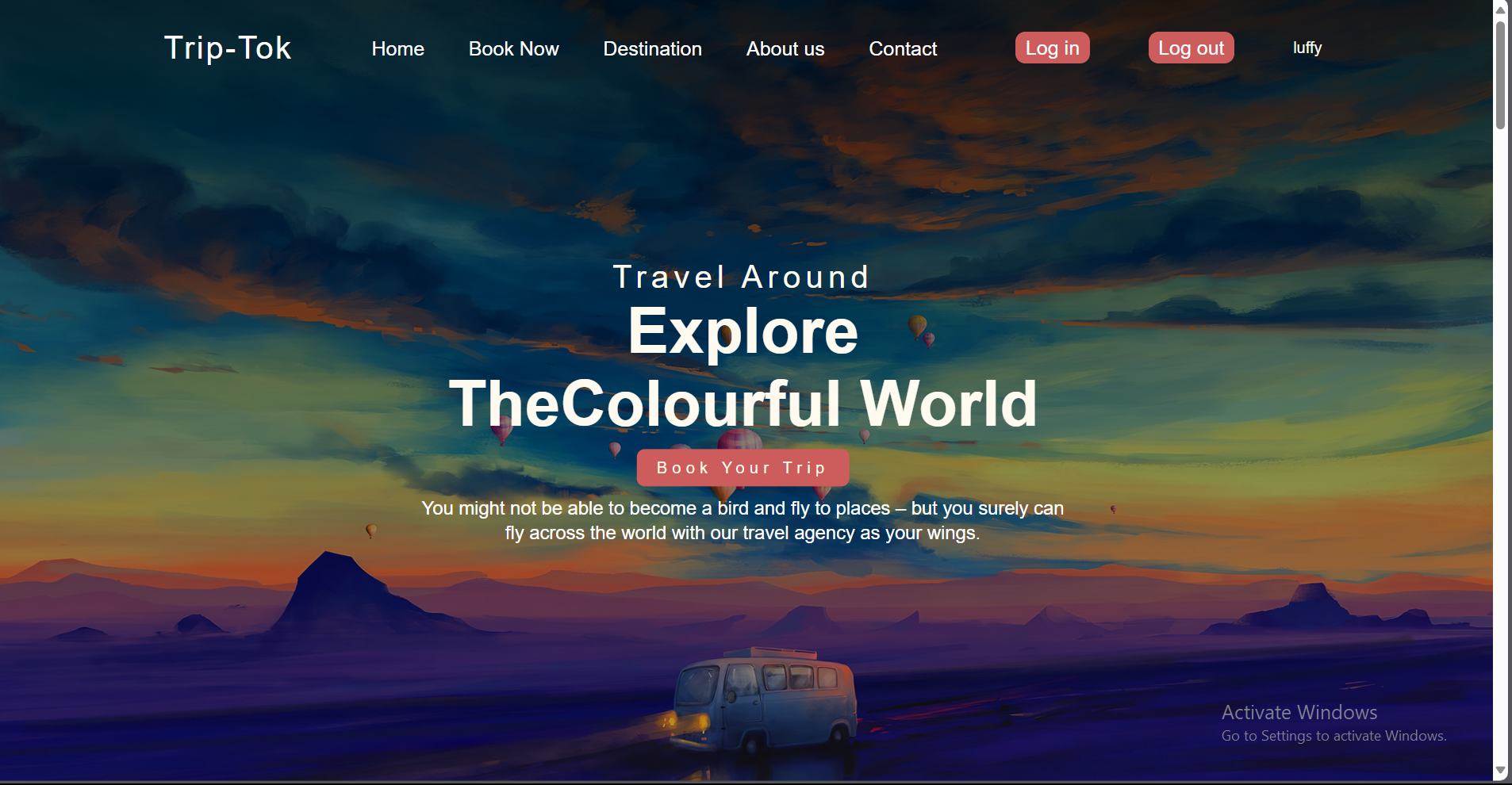 Travel Agency Website